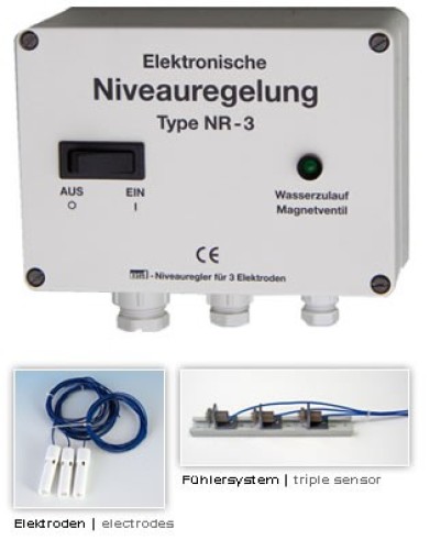 Блок регулятор уровня воды NR-3 с магнитным клапаном G 1/2”, 230 V7 Артикул 313.000.0035 313.000.0025